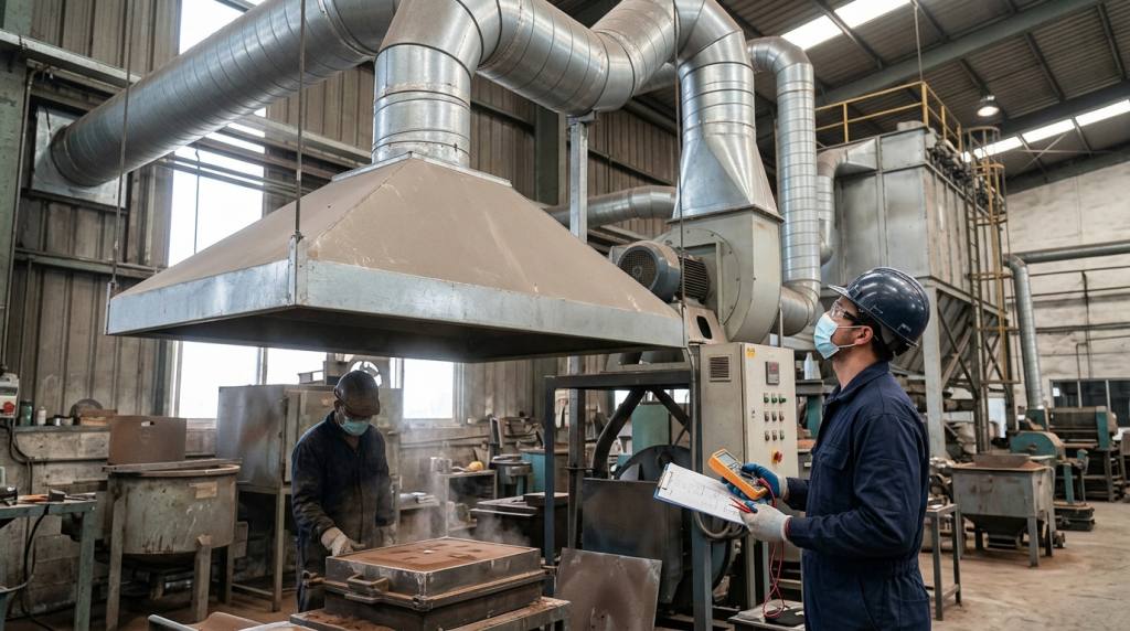 Exaustão industrial em fundições: como dimensionar