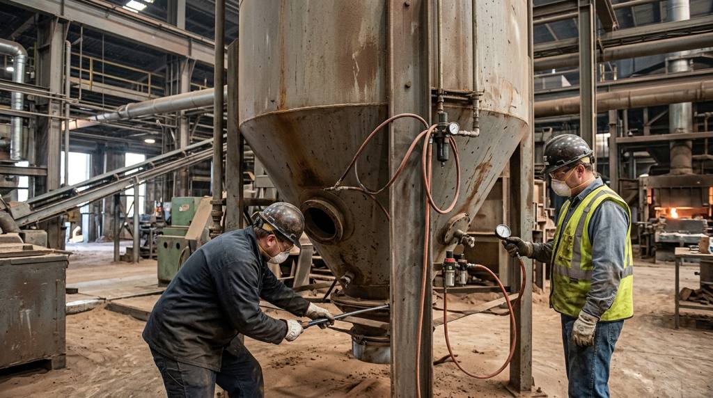 Silos para Areia de Fundição: Como Evitar Obstruções